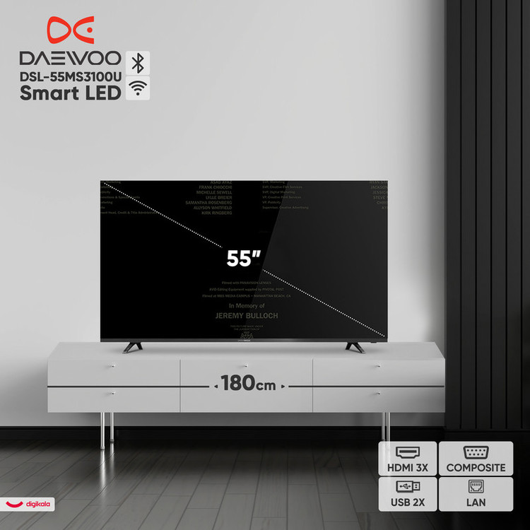 تلویزیون 55 اینچ دوو مدل DSL-55MS3100U هوشمند