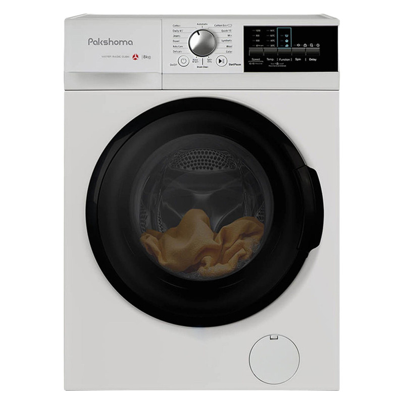 ماشین لباسشویی 8 اتوماتیک پاکشوما مدل I8W
