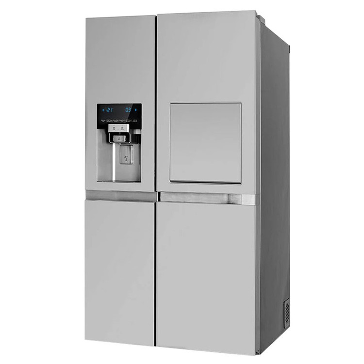 یخچال فریزر ساید بای ساید دوو مدل SXi20-21W ظرفیت ۳۲ فوت هوشمند با بار خانگی و یخساز اتوماتیک